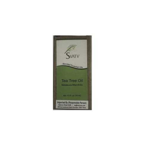 SVATV Tea Tree Essential Oil Therapeutic Grade Aromatherapy Oils Fragrance Oil for Diffuser Yoga Massage & DIY Personal Care 10 ml