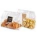 LOKQING Cellophane Treat Bags Cookie Bags for Packaging Clear Gift Bag with Stickers for Cookies Candy ChocolatesClear 9x6 INCH