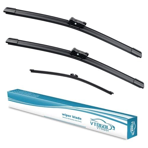 VTOGOI Wiper Blades With Rear Wiper Blades Set For 2016-2022 Volvo XC90 Automotive Replacement Windshield Wiper Blades, That Meet OEM Quality Easy DIY Install 24"+20"+14"(Set of 3)