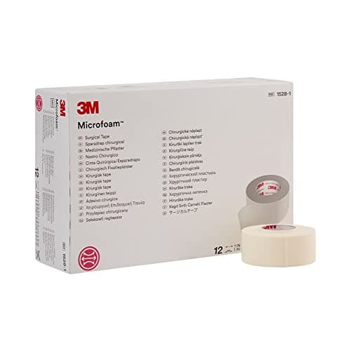 Direct Collection 3M Microfoam Surgical Tape 1 x 5 12 yd Stretched Box of 12