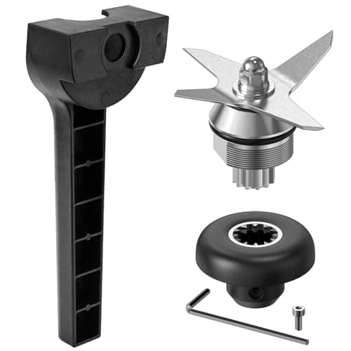 Blade Replacement Parts Compatible with Vitamix, Blender Wet Blade Replacement Assembly with Wrench and Drive Socket Replacement Compatible With Vitamix 64oz and 32oz Container