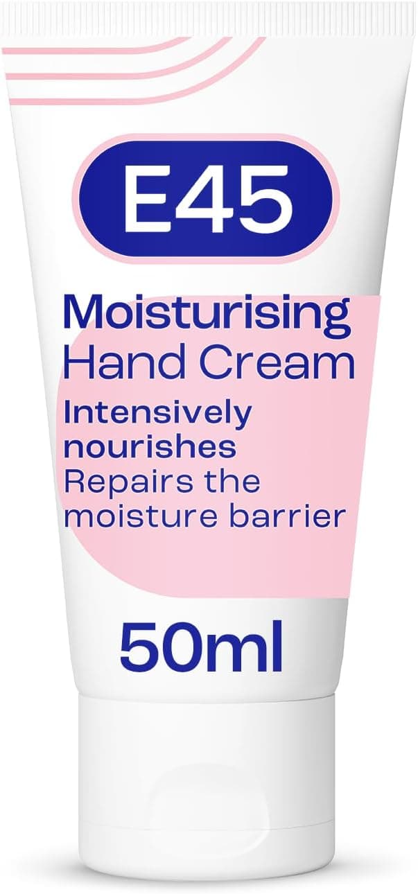 E45 Daily Hand Cream 50 ml E45 Hand Cream for Very Dry Hands Hand Moisturiser for Dry Skin and Sensitive Skin NonGreasy Hand Repair Cream for Soft and Supple Hands Fast Absorption Formula