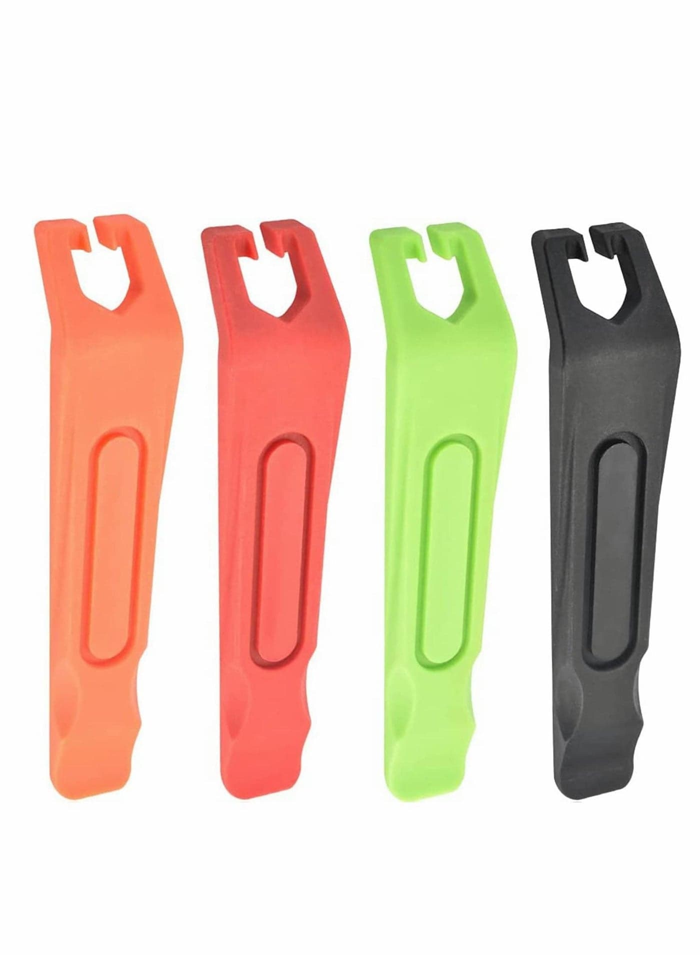 Bicycle Tyre Levers, Plastic Universal Tire Levers Crowbar Strong Long Lasting Removal Tool for Road or Mountain Bike Tires(4 Pcs)