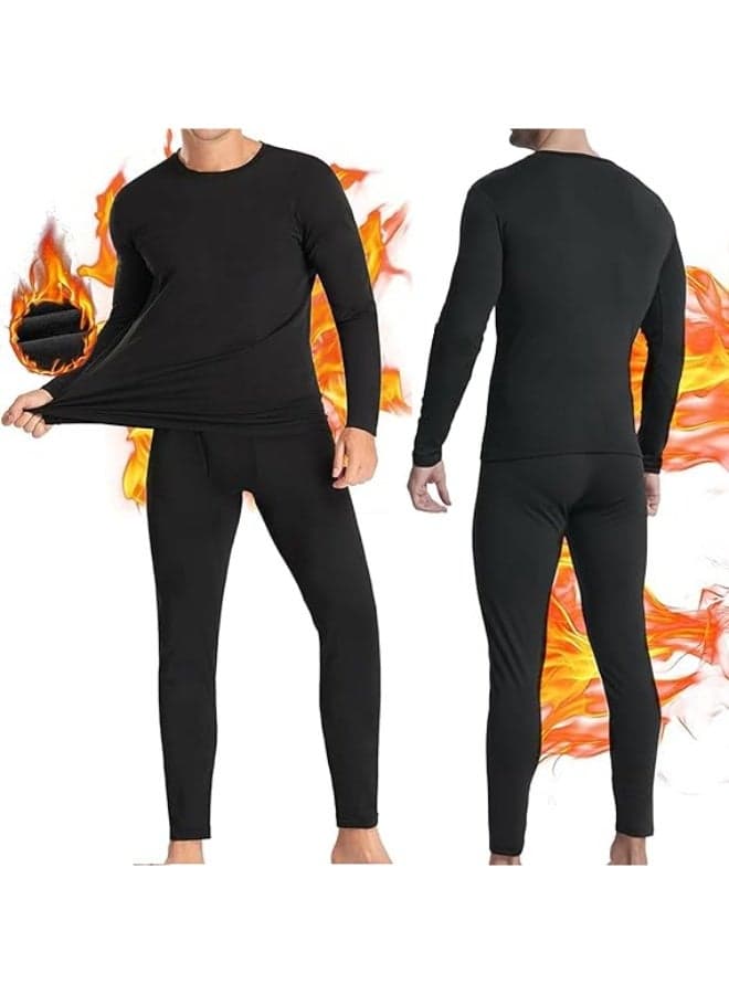 SKT Shiketro Thermal Underwear For Men,Thermal Long Johns Top & Bottom Set,Thermal Wear Clothes pants Thermal Base Layer Long Sleeve pajama,Skiing,Hiking,Outdoor Sports