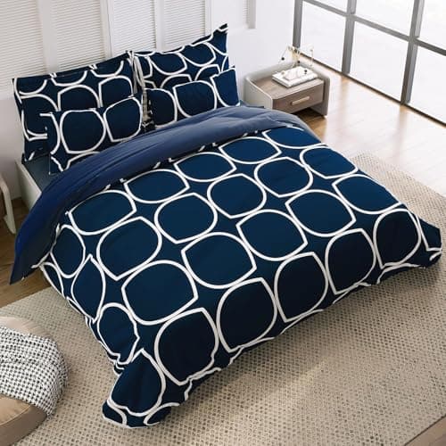 Castiqa Premium Cotton King Size Quilt Cover/Duvet Cover/Rajai Cover/Blanket Cover with Zipper Closure (Single 60x90, Blue Bubs)
