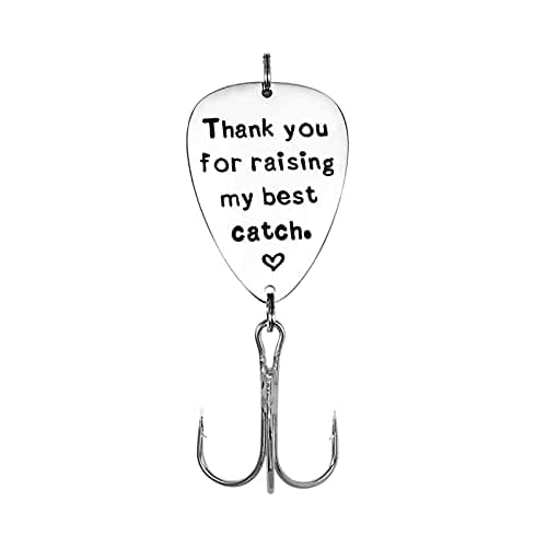 Father of The Groom Gifts Fathers Day Present Thank You for Raising My Best Catch Fishing Lure Wedding Gifts Thanksgiving Christmas Birthday Gifts Father in Law Gifts from Bride