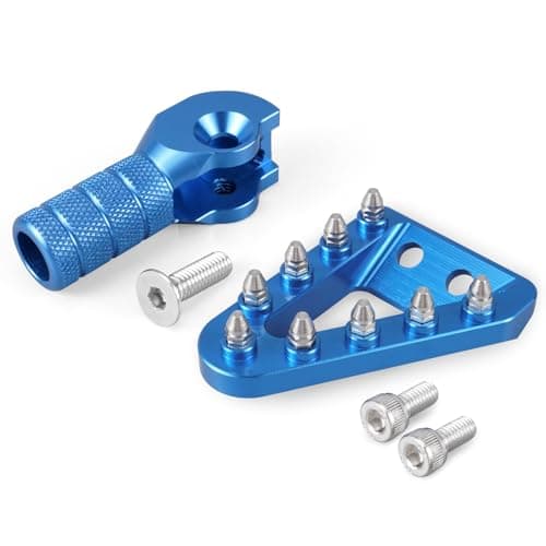 NICECNC Blue Gear Shifter Shift Lever Brake Pedal Plate Replacement Tip Compatible with Husqvarna 2016 TC125 FC250 350 450 20172022 TE TX TC FC FX FE 125501XCW XCFWSee Fitment
