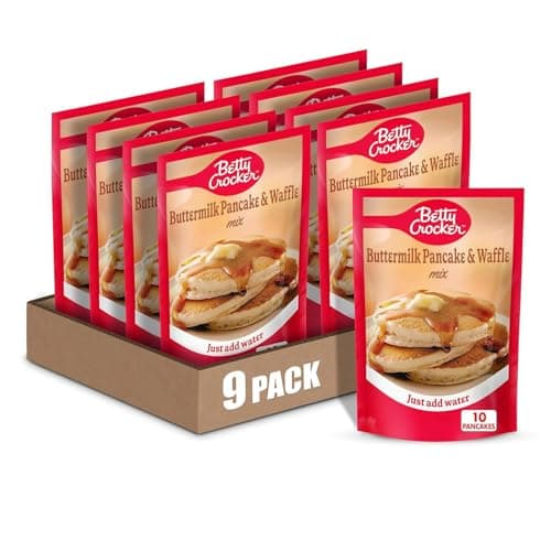 Betty Crocker Buttermilk Pancake and Waffle Mix 675 oz Pack of 9