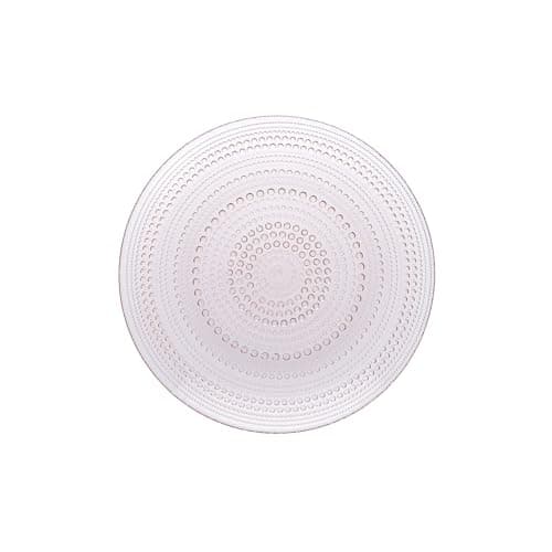 Fortessa Jupiter Hobnail Glass, 10.5" Dinner Plate (Set of 4), Pink