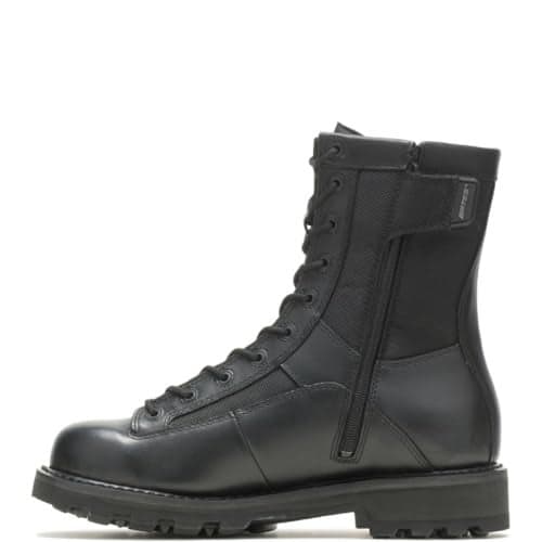 Bates Men's 8 Inches Durashocks Lace-to-Toe Work Boot, Black, 8.5 M US