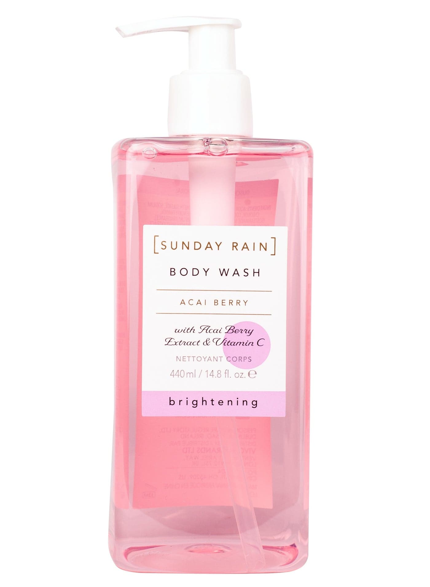 Acai Berry & Sea Salt Body Wash – Antioxidant-Rich Cleanser with Natural Sea Salts – Gently Detoxifies, Hydrates & Revitalizes – 440ml – Vegan & Cruelty-Free