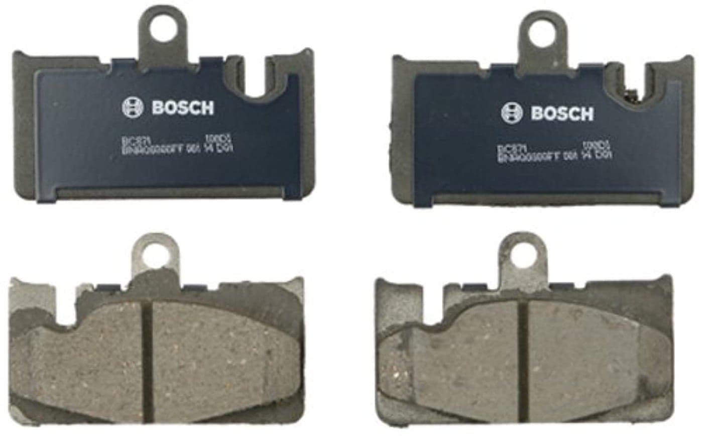 BOSCH BC871 QuietCast Premium Ceramic Disc Brake Pad Set - Compatible with Select Lexus LS430; REAR