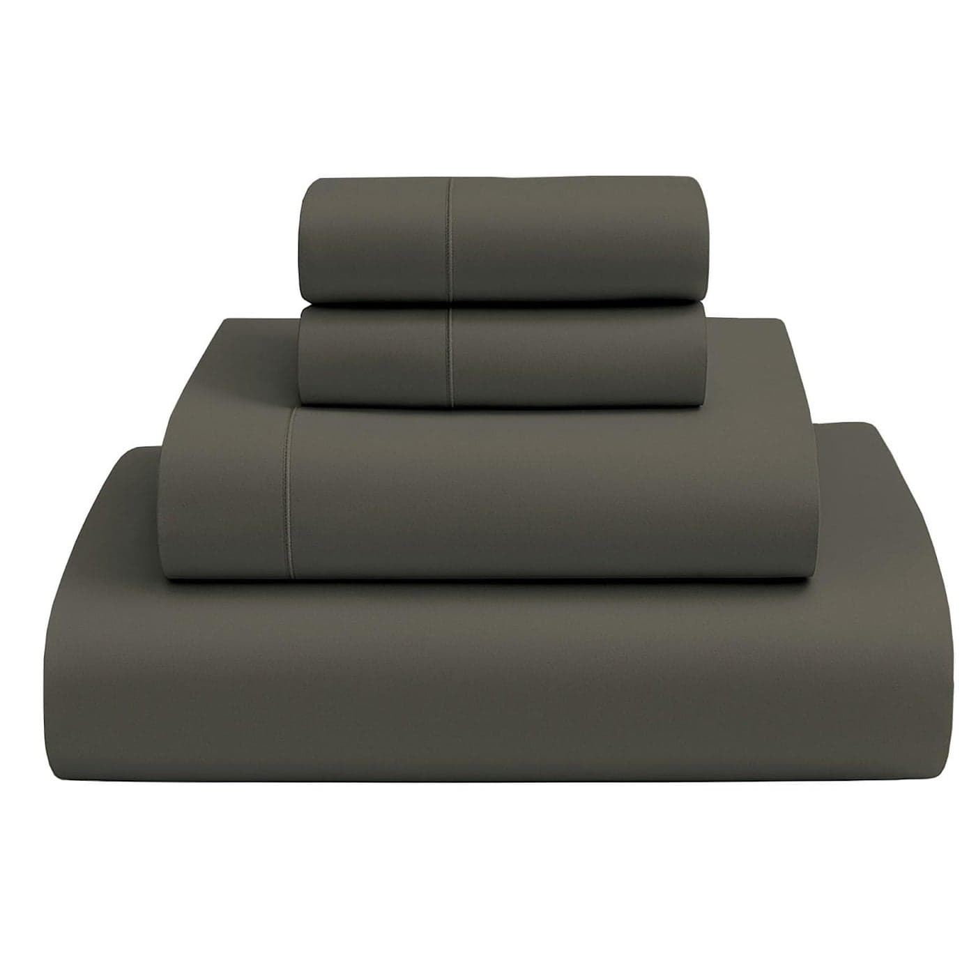 MyGiza Sheets100 Certified Giza Egyptian Cotton SheetsKing Size Giza Cotton Sheets Set to Fit Upto 18 Inches Deep Mattress 4 Pcs Slate Grey