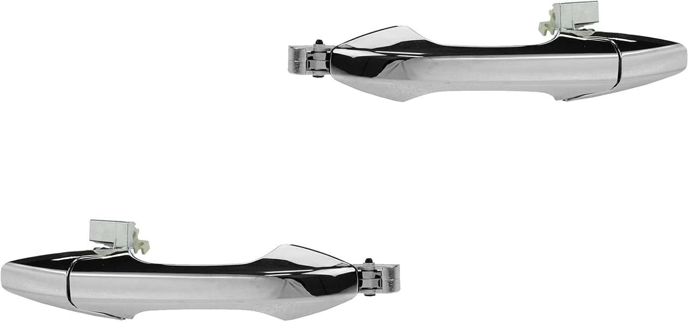 TRQ Exterior Door Handle Set for 2010-2015 Honda Accord Crosstour - Chrome Finish
