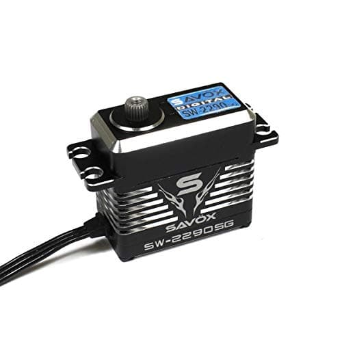 Savox SAVSW2290SGBE Waterproof Premium High Voltage Brushless Digital Servo 011sec 9721oz 84v Black Edition