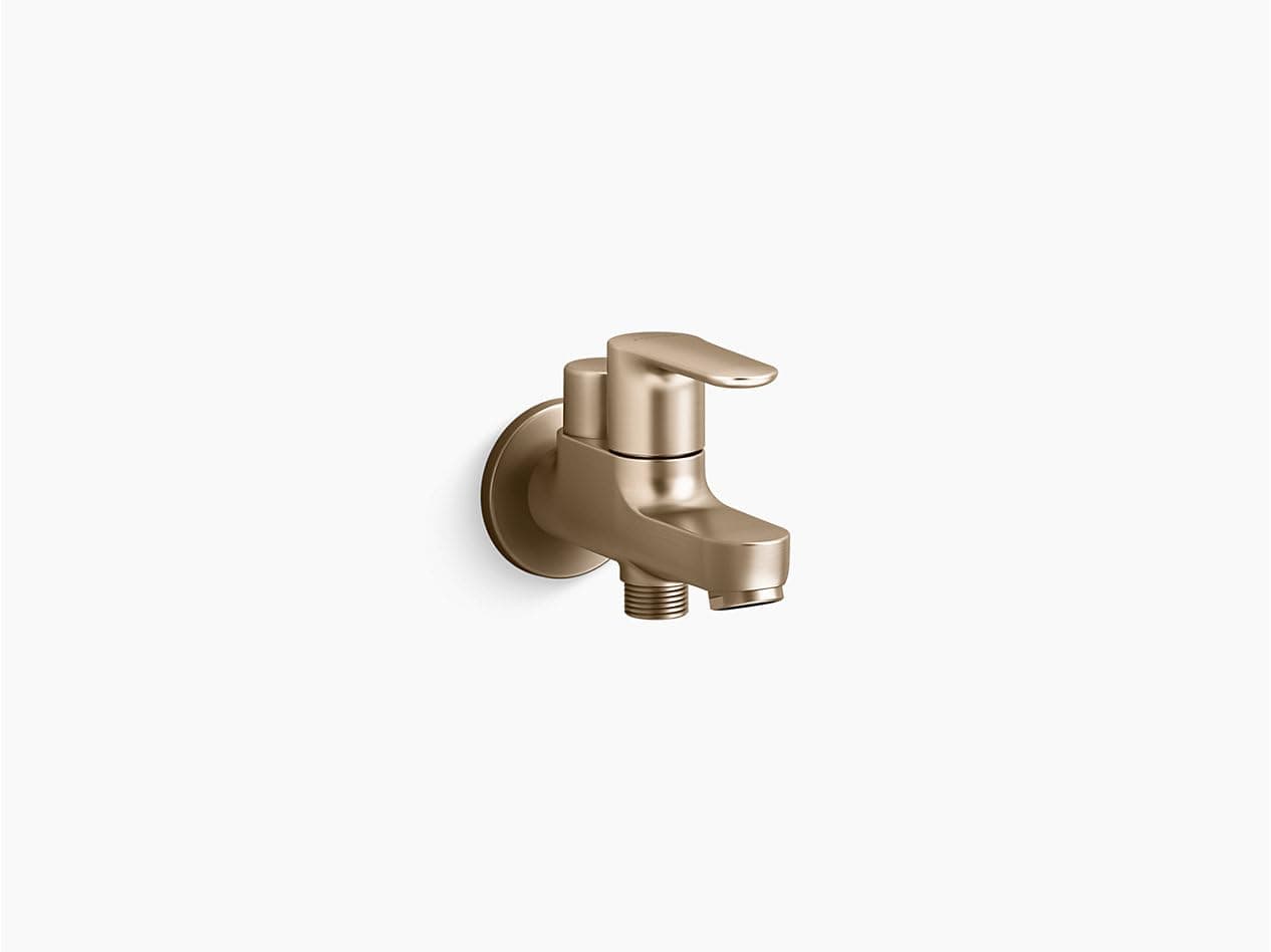 KOHLER July 2 Way BIB TAP in Brushed Bronze Finish