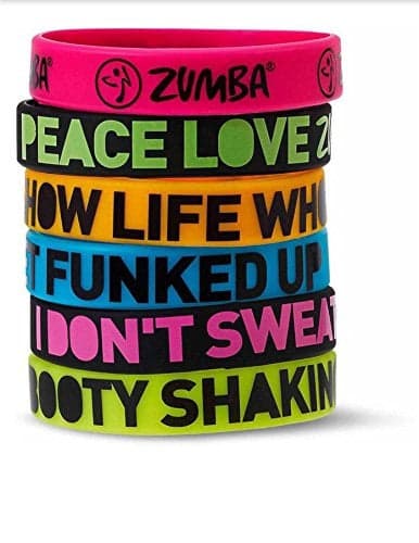 Zumba A0A00524 Express Yourself Bracelets 6PK