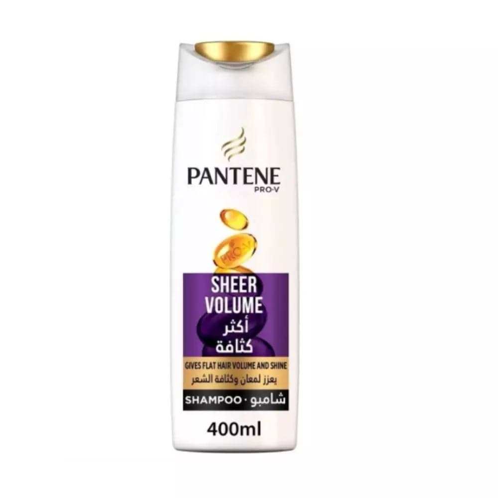 Pantene Pro V Sheer Volume Hair Shampoo Gives Flat Hair Volume and Shine- 400ml