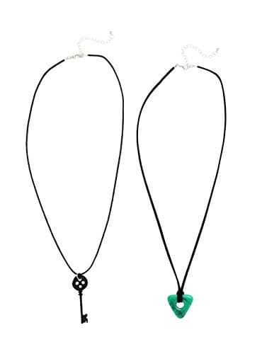 Coraline Key Seeing Stone Necklace Set Cosplay Costume Laika Licensed