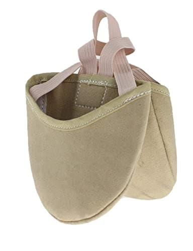 Daydance Girls Gymnastic Shoes Women Microfiber Lyrical Half Toe Shoes Tan
