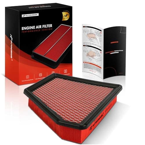 APremium Preoiled Engine Air Filter Compatible with 20102017 ChevyGMC Equinox Terrain 24L 30L 36L