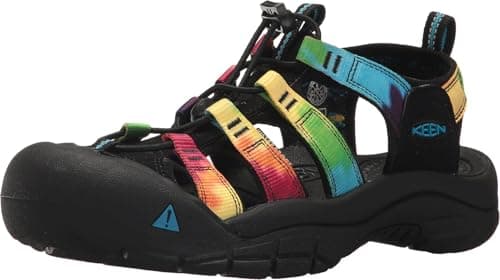 KEEN Women's Newport H2 Closed Toe Water Sandals, Original Tie Dye, 7.5 US