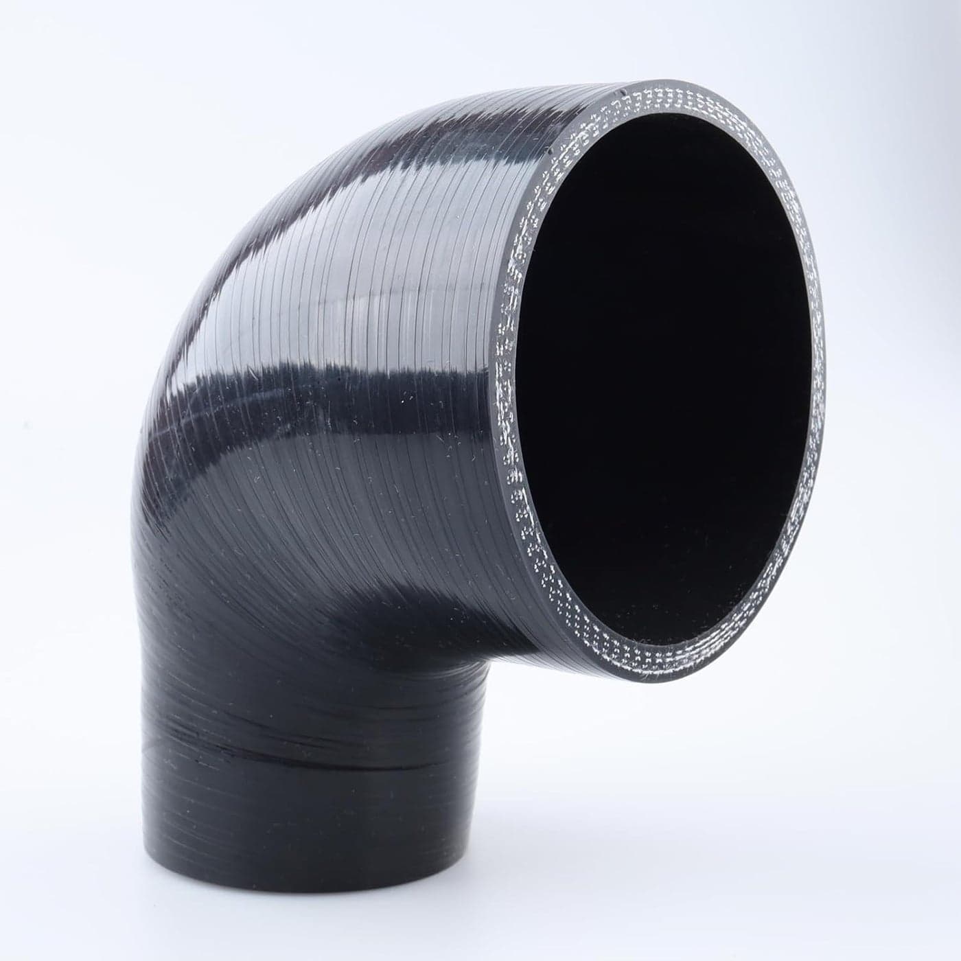 AC PERFORMANCE 2.5" to 4" 90 Degree Elbow Reducer Coupler - High Temp Reinforced Silicone
