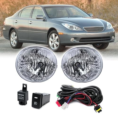 LEVANLIGHT Fog Lights Assembly Compatible With 04-05 Toyota Rav4/ 05-07 Toyota Avalon/ 06-09 Toyota 4 Runner/ 05-06 Lexus ES330 OEM Replacement Fog Lamps (2004-2005 RAV4)