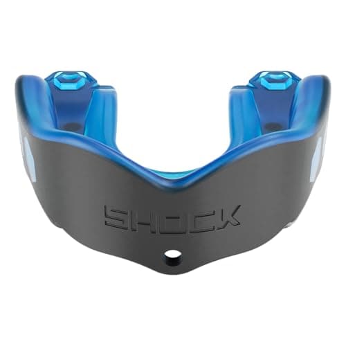 Shock Doctor Mouth Guard Sports, Hockey, Lacrosse, Baseball, Wrestling Moutguard, Gel Max Heavy Duty Protection & Custom Fit, Football Mouth Guard with Strap, Adult & Youth Mouthguard