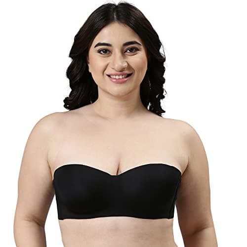 Enamor F074 Full Figure Strapless & Multi-way Bra – Padded, Wired & Medium Coverage