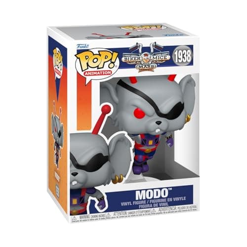 Funko Pop Animation Biker Mice from Mars Modo Collectable Vinyl Figure Gift Idea Official Merchandise Toys for Kids Adults Cartoons Fans Model Figure for Collectors and Display
