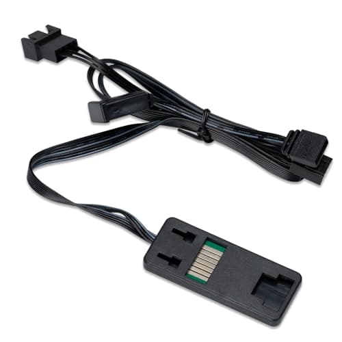Thermalright TL-M12Q Modular Fan Connectors, Cable Adapters (Black)