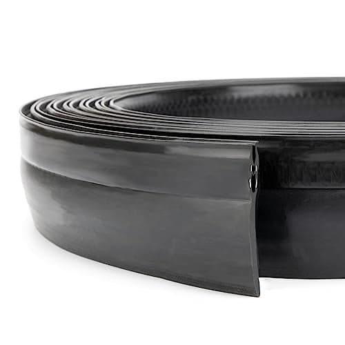 Qagea 018-546 RV Slide Out Clip Rubber Seal Weather Stripping with 2 Wiper is Suitable for RV Camper Door Window Channel (35 Ft)