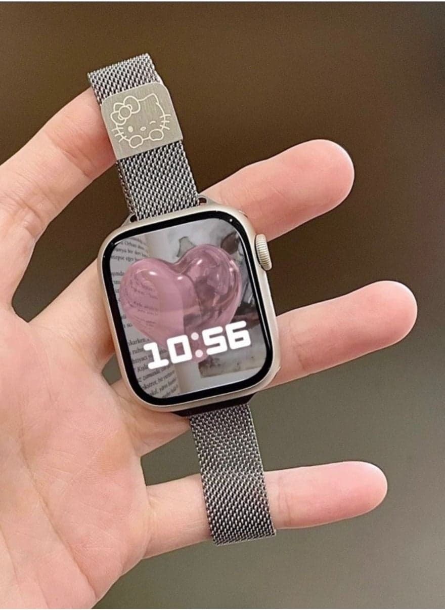 Hello Kitty printed magnetic sports strap suitable for Apple Watch strap 7/8/9E 44mm