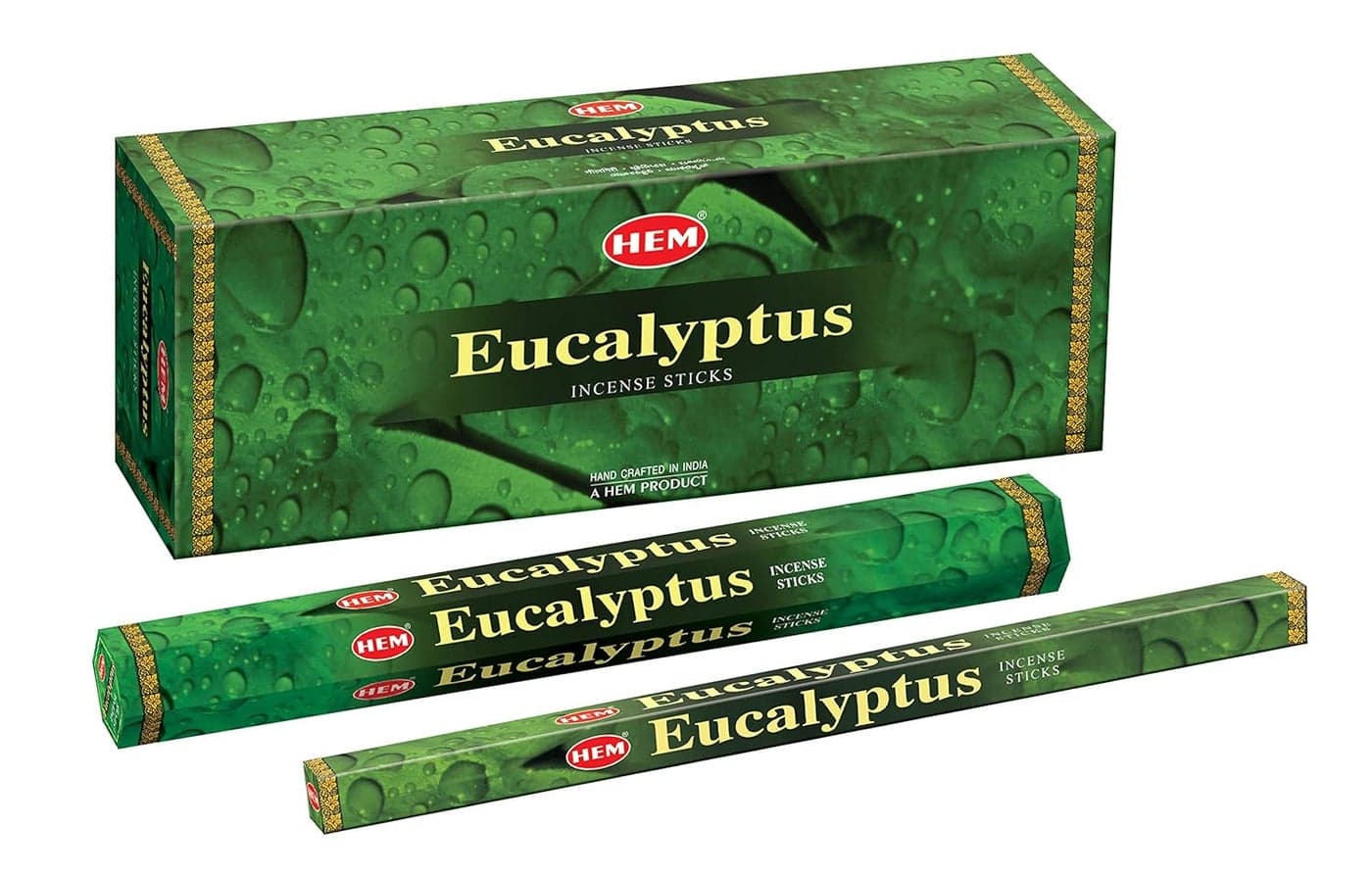 HEM Eucalyptus Wooden Bamboo Incense Sticks 255 cm x 93 cm x 6 cm Black
