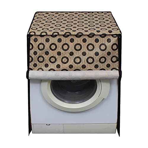 Lithara Waterproof Front Load Washing Machine Cover For 5 Kg, 5.2 Kg, 5.5 Kg (Design_02)
