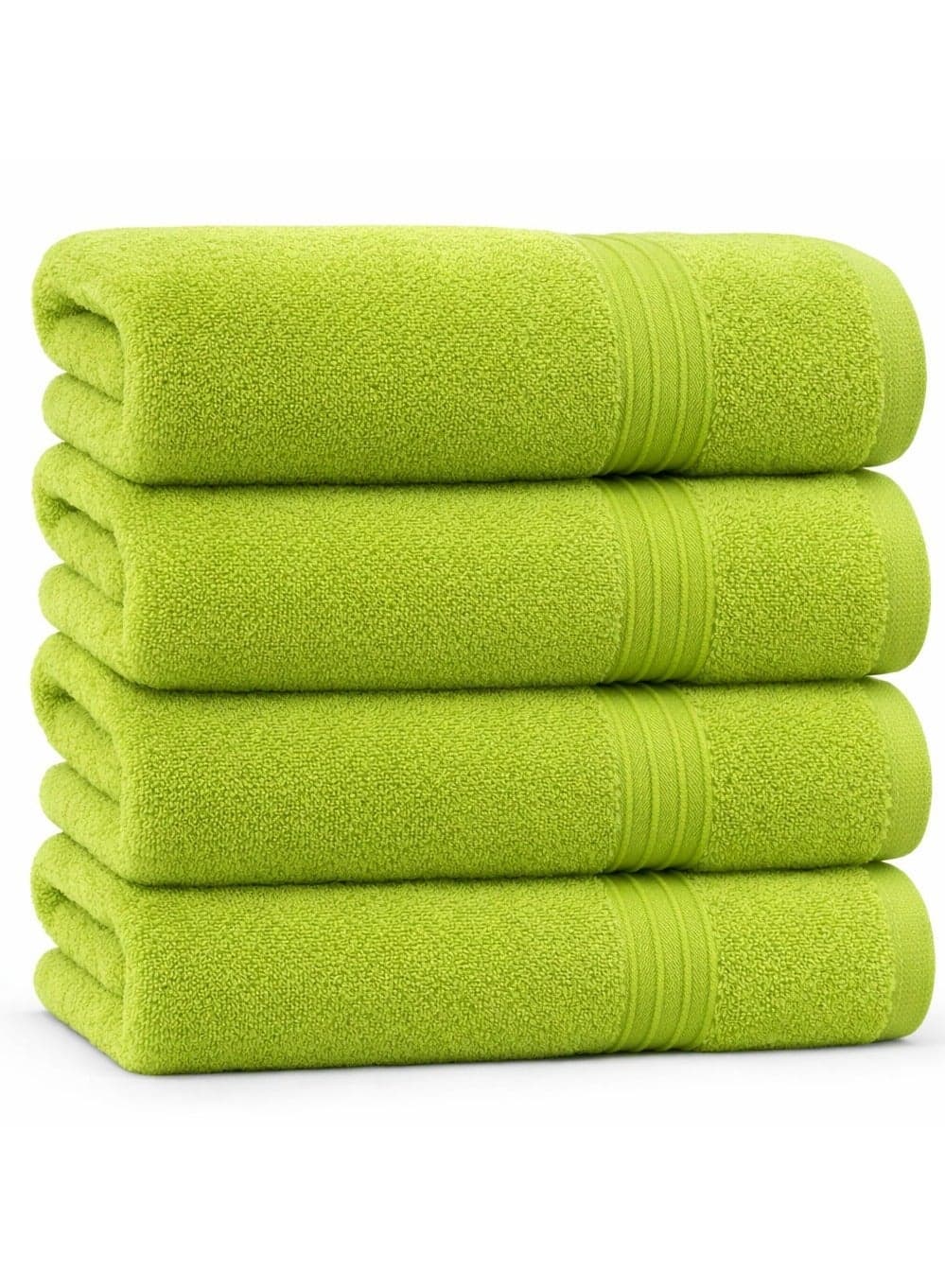 Bliss Casa Bath Towel Set (4 Pack, 70 X 140 cm) - 550 GSM 100% Combed Cotton Quick Drying Highly Absorbent Thick Bathroom Towels - Soft Hotel Quality for Bath and Spa