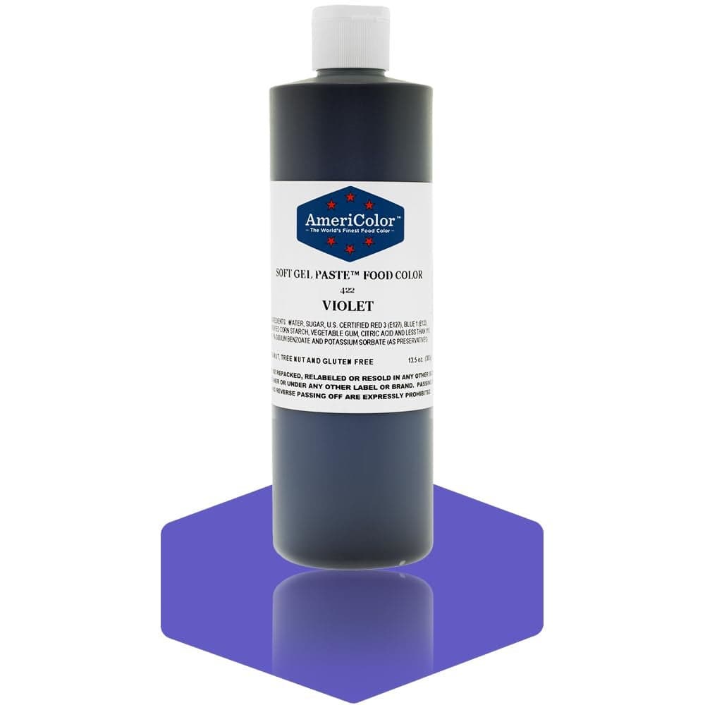 VIOLET 135 Ounce Soft Gel Paste Food Color