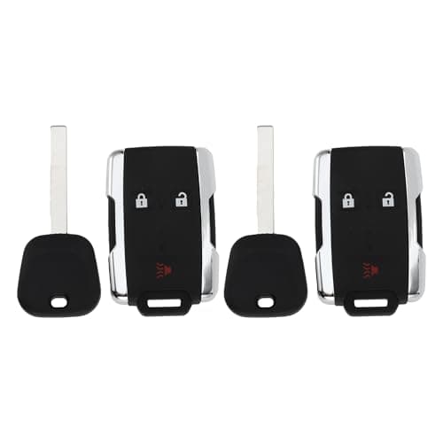X AUTOHAUX 2pcs 315MHz M3N-32337100 Keyless Entry Remote Ignition Transponder Key Fob for Chevrolet Silverado for GMC Sierra 2014-2019 46 Chip 3 Buttons