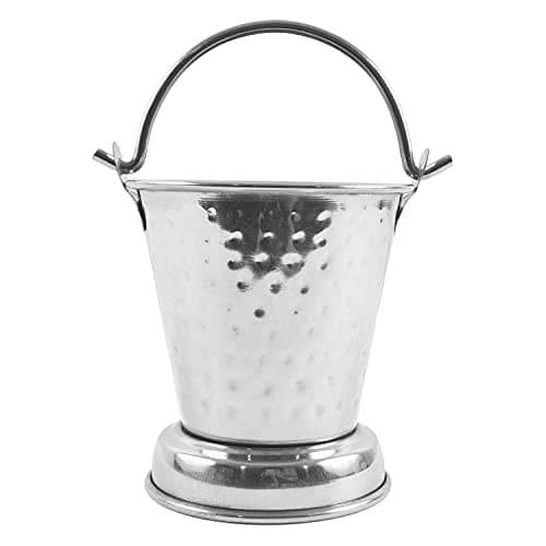Super HK Stainless Steel Bucket/Balti for Serving Dishes