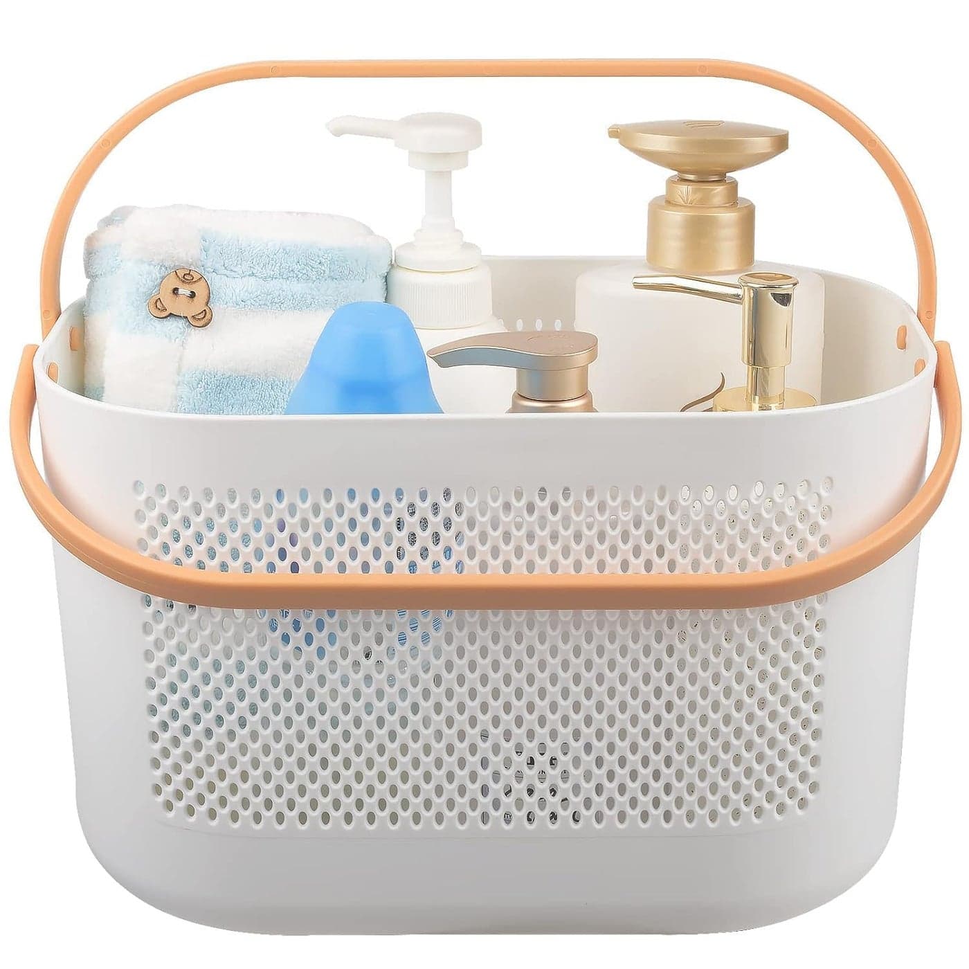 Humongous Plastic Organizer Storage Baskets with Handles Bins Organizer for Bathroom and kitchen