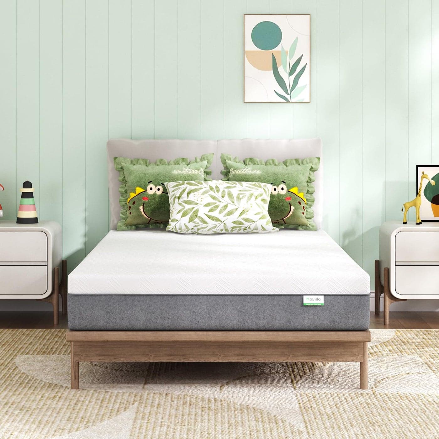 Novilla Twin XL Mattress 6Inch Gel Memory Foam Mattress for Cool Sleep Pressure ReliefMedium Firm XL Twin Size Mattress in a Box Bliss