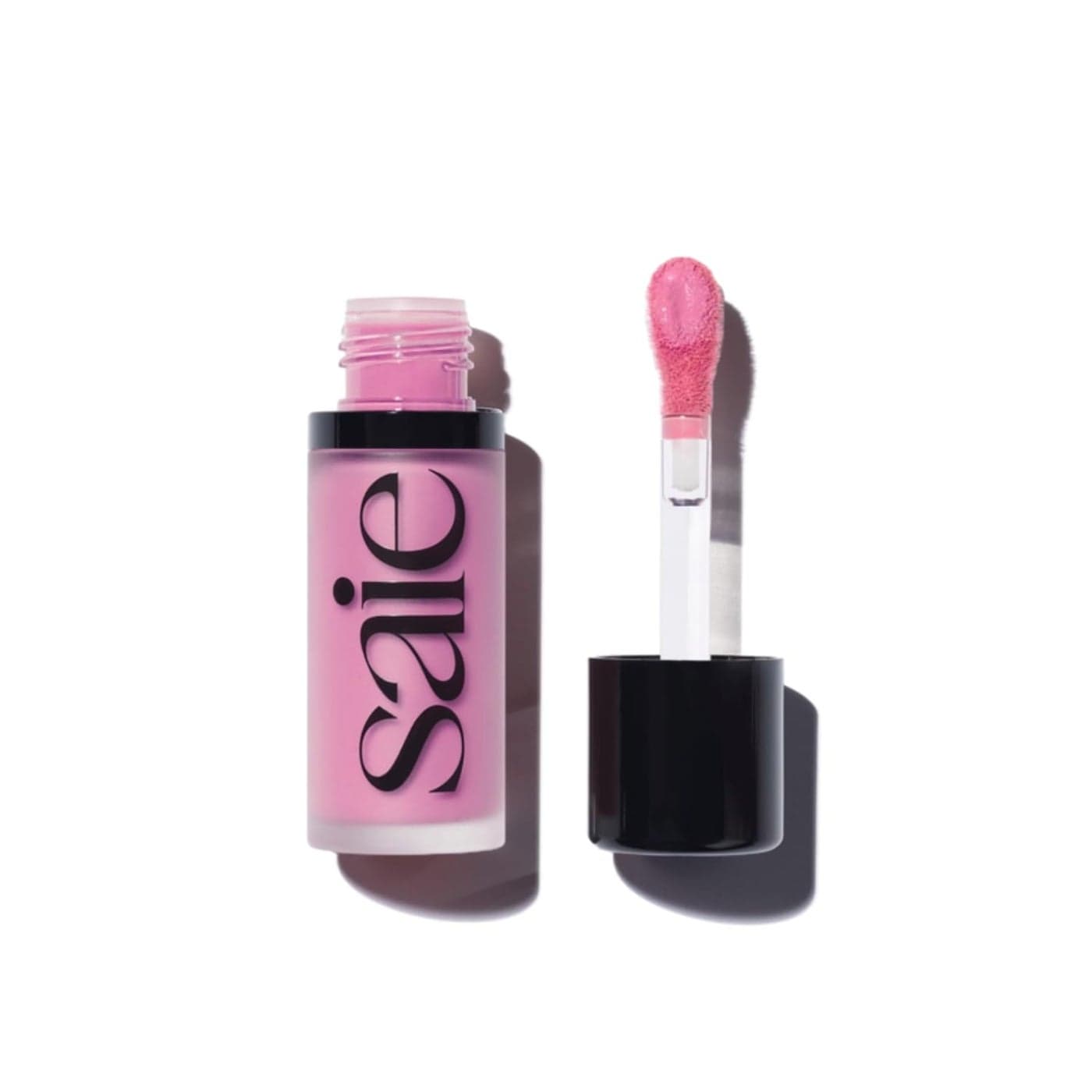 Saie Dew Blush Lightweight Liquid Blush with a Blendable Buildable Cream Finish Dewy Cheek Tint with Doe Foot Wand Makeup Applicator Baby 40 oz