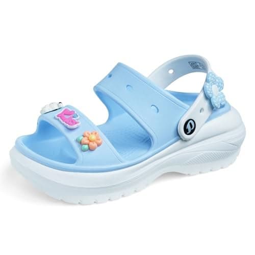 DOCTOR EXTRA SOFT Women's Classic & Premium Casual Clogs/Sandals with Cute Charms for Adult | Comfortable & LightWeight| Stylish & Anti-Skid | Waterproof Everyday Cushion Slippers Girls/Ladies D-554