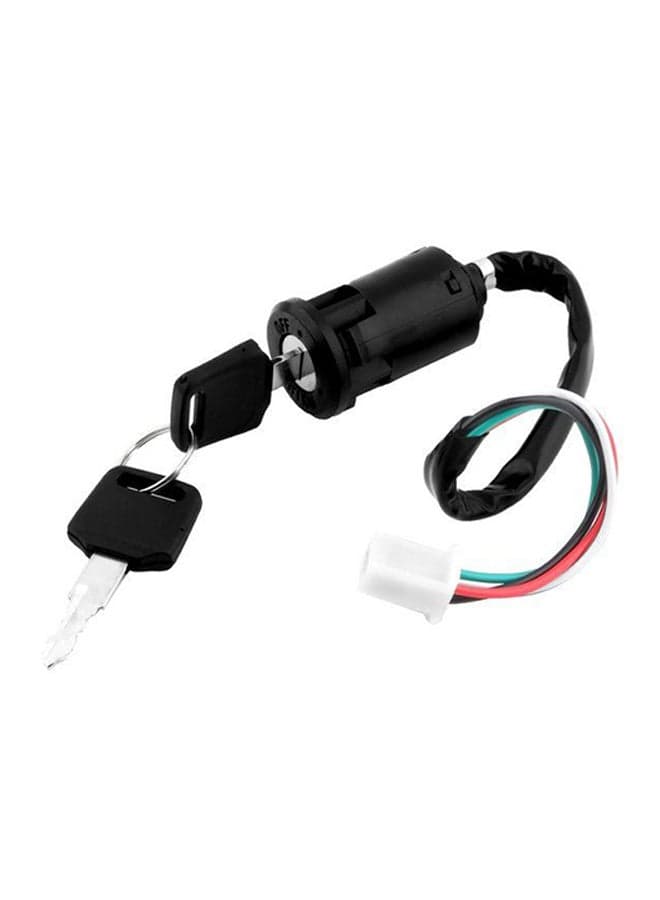Ignition Key 4-Wire Lock Switch