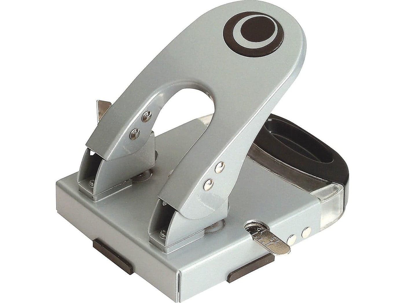Officemate 649529 OfficeMate Deluxe 2-Hole Punch 50 Sheet Capacity Gray/Blue (90101)