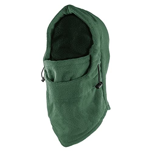 Fleece Windproof Ski Face Mask Balaclavas Hood by Super Z Outlet (Olive Green),One Size
