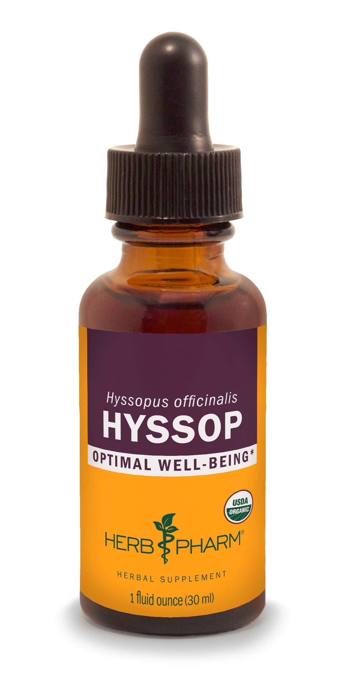 Herb Pharm Certified Organic Hyssop Liquid Extract 1 Ounce