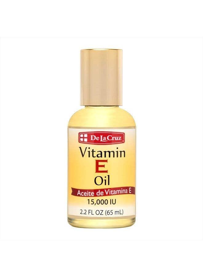 Vitamin E Oil for Skin, 15,000 IU - No Preservatives, Artificial Colors or Fragrances, Made in USA, 2.2 FL. OZ.