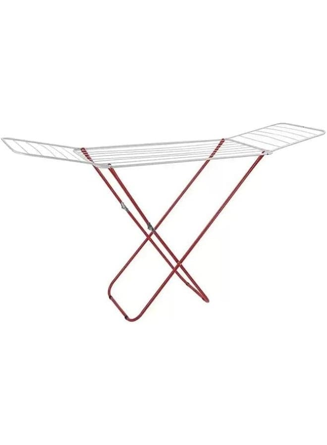 Day To Day Stainless Steel Cloth Drying Rack Stand, Clothes Dryer Laundry Hanger Stand For Drying Clothing Indoor and Outdoor- White
